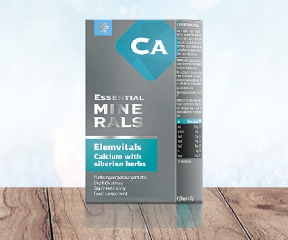 Meet the Upgraded Essential Minerals. Elemvitals. Calcium with Siberian herbs!