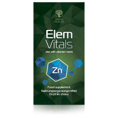 Food supplement Elemvitals. Zinc with Siberian herbs