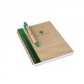 Carnet éco avec un stylo