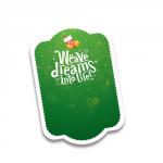 Neujahr 2016. Wunschkarte 'Weave dreams into life' 910455