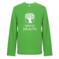 T-Shirt PROMO/ Männer (grün, Gr. 50/XL, lange Ärmel)