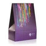 Sac plastique 'Que les rêves se réalisent' (mauve) (16x23x8 cm) 104244