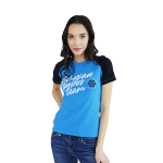 Un t-shirt pour femme Siberian Super Team (couleur bleu-ciel, taille M)