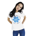 Siberian Wellness T-Shirt/ Damen (Farbe: weiß, Größe: M)