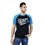 Camiseta para hombre Siberian Super Team (color: azul marino, talla: L)