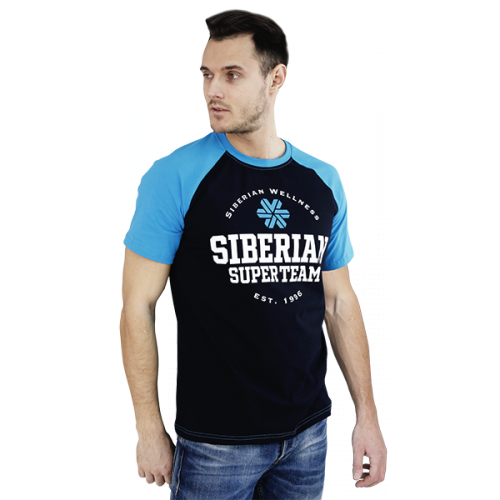Siberian Super Team CLASSIC T-Shirt/ Männer (Farbe: blau; Größe: L) 106911