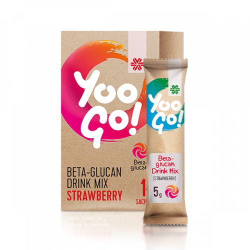 Yoo Go! Beta-glucan Drink Mix (Strawberry), 70 г 500512