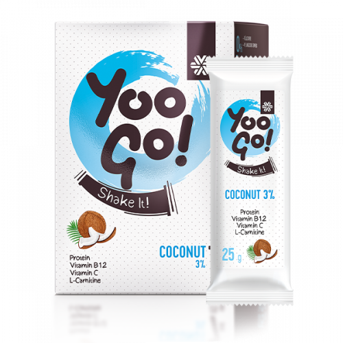 Yoo Go! Shake it! Kokosnuss (3%), 175 g 500564