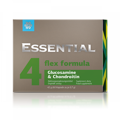 Food supplement Essential. Glucosamine & Chondroitin, 60 capsules 500651
