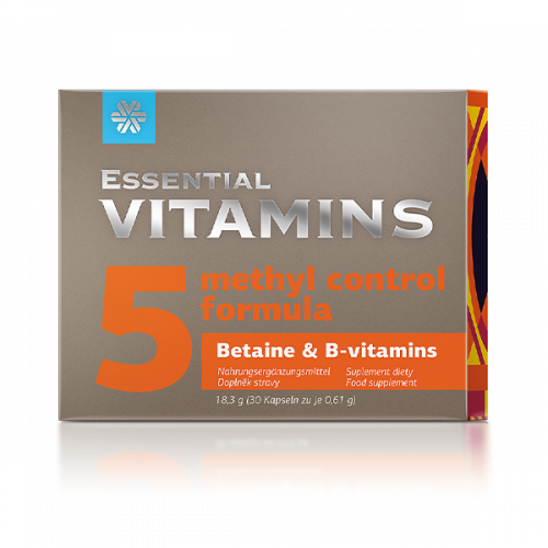 Complemento alimenticio Essential Vitamins.Betaine & B-Vitamins, 30 cápsulas 500625