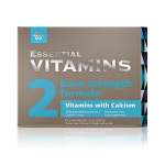 Complimento alimenticio Essential Vitamins. Vitamins with Calcium, 60 cápsulas.