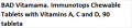 NEM Vitamama. Immunotops Chewable Tablets with Vitamins A, C and D, 90 Kautabletten